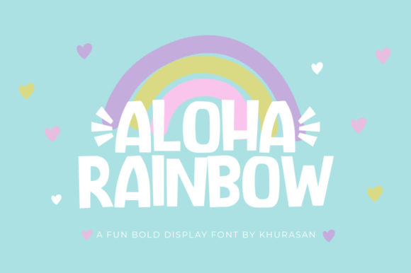 Aloha Rainbow Font: Your Creative Design Companion