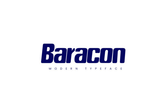 Baracon: A Modern Display Font for Professional Branding