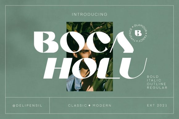 Boca Holu: The Modern Display Font for Bold Marketing