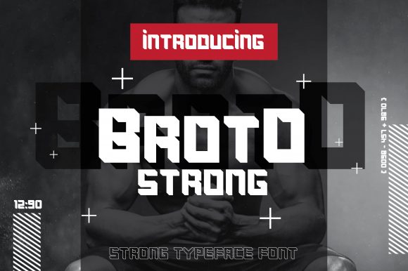 Broto Strong: A Chunky Display Font for Modern Web Design