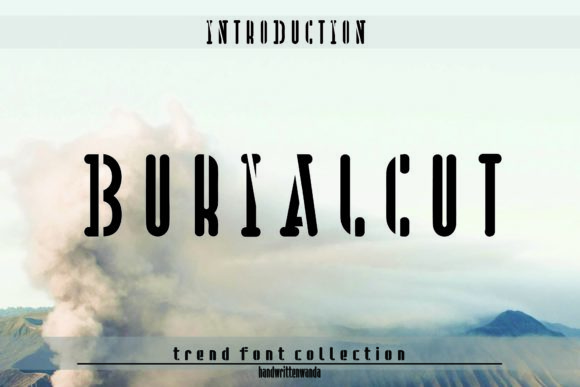 Buriacut: The Simple Casual Font for Crafters
