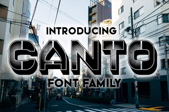 Canto: The Bold Gradient Font for Digital Designs