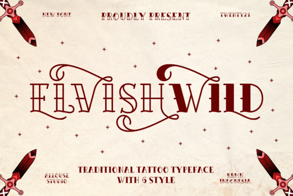 Elvishwild: A Display Font for Sophisticated Marketing Content