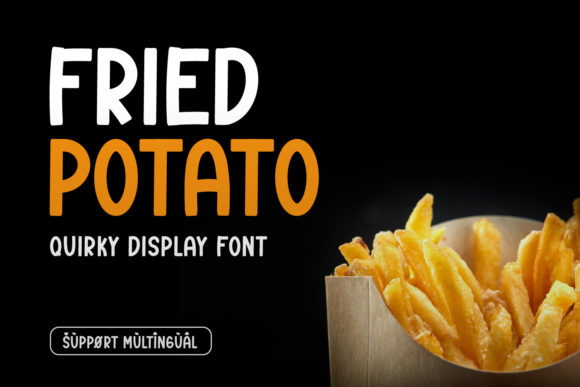 Fried Potato Font: A Playful Asset for Branding and Design