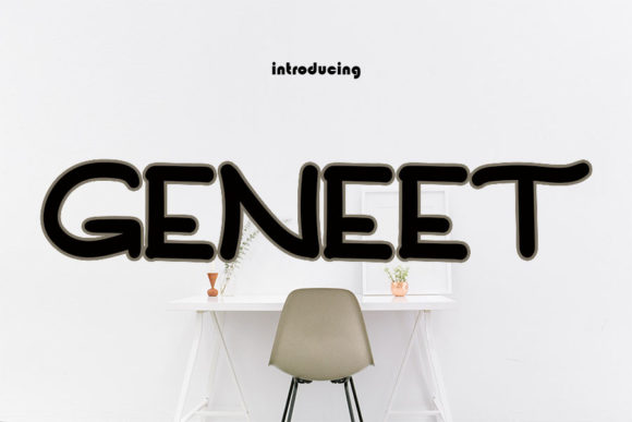 Geneet: A Sharp Display Font for Modern Marketing Campaigns