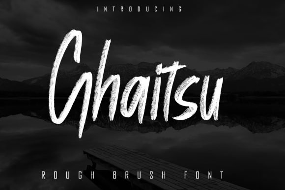 Ghaitsu: A Rough, Textured Font for Bold Brand Designs