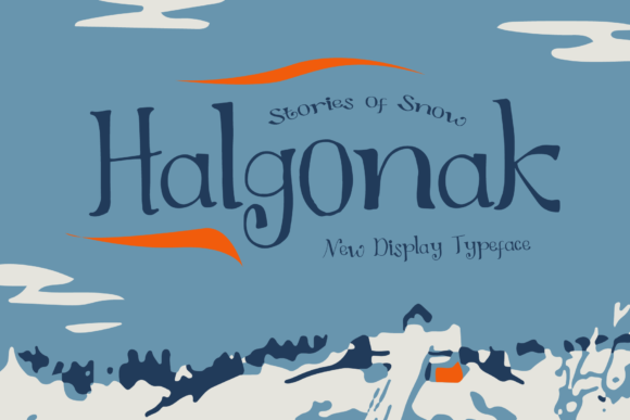 Halgonak: A Fresh Display Font for Creative Projects