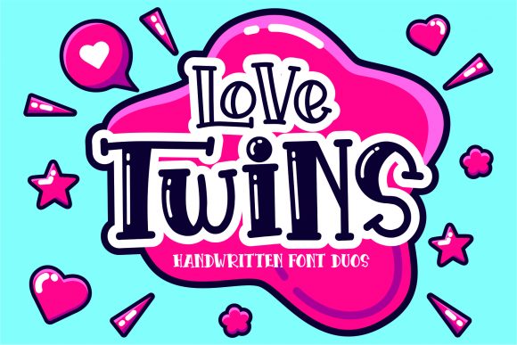 Love Twins Font: A Creative Display Typeface for Handmade Products