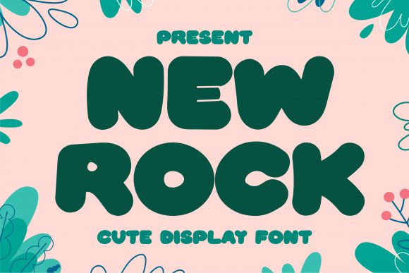 New Rock: A Vintage Display Font for Bold Digital Branding