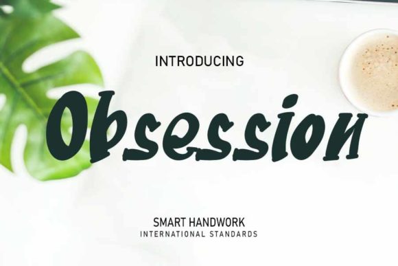 Obsession: A Creative Font for Handmade Products