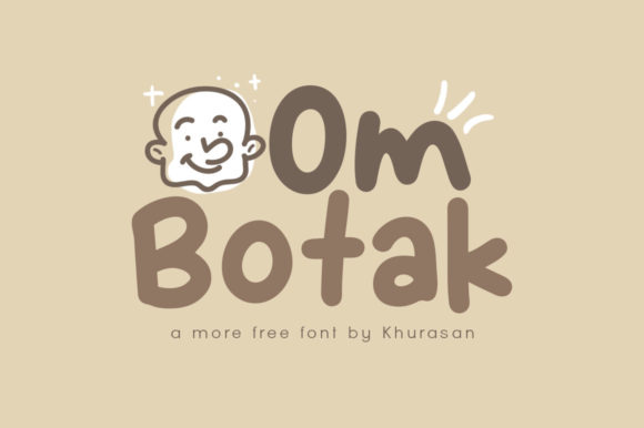 Om Botak: A Modern Display Font for Web Designers