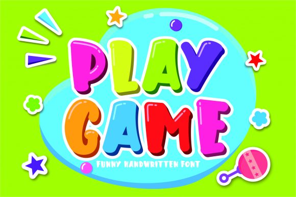 Play Game Font: A Fun Display Typeface for Web Design
