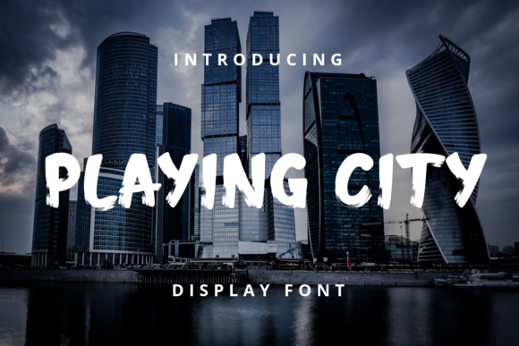 Playing City: The Chunky Display Font for Modern Creators
