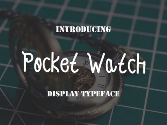 Pocket Watch: A Font for Editorial Mood and Identity