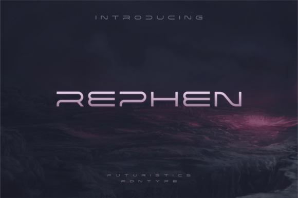 Rephen: A Futuristic Display Font for Creative Makers