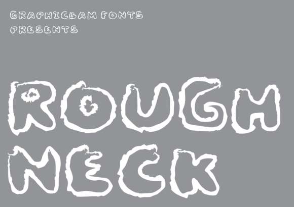 Rough Neck: A Display Font for Editorial Personality