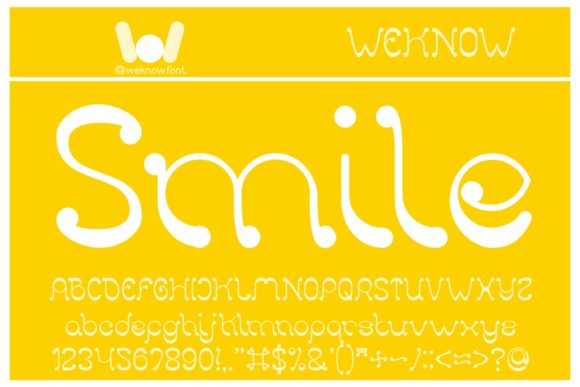 Smile: A Quirky Display Font for Branding Projects