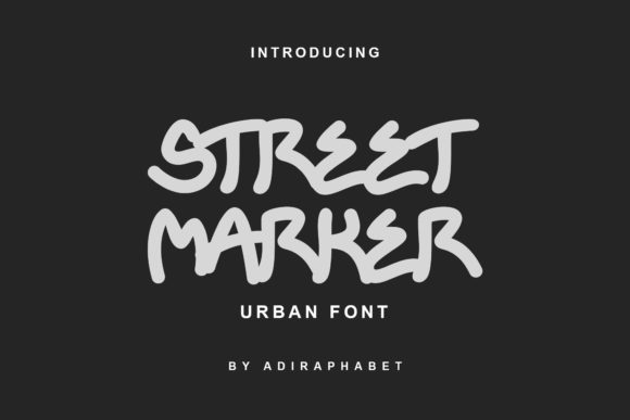 Street Marker: An Urban Display Font for Digital Projects
