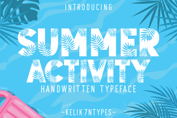 Summer Activity: A Bold Display Font for Creative Branding