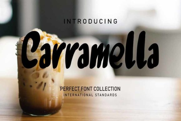 The Carramella Display Font for Digital Design