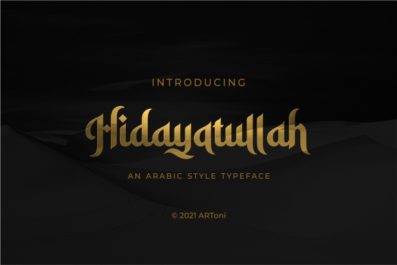 The Hidayatullah Font: A Distinct Display Typeface for Creative Projects