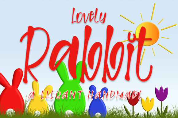 The Lovely Rabbit Font in Modern Editorial Design