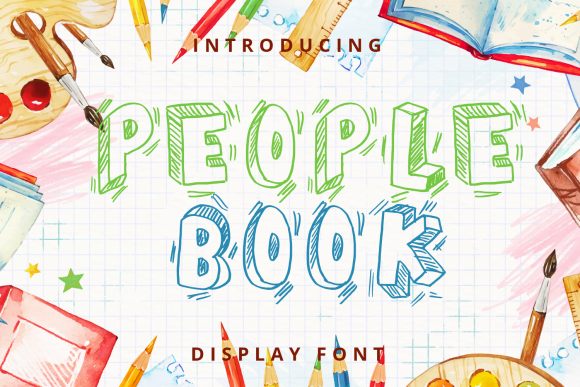 The People Book Font for a Sweet Brand Identity