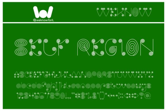 Using the Self Region Font for Editorial Design