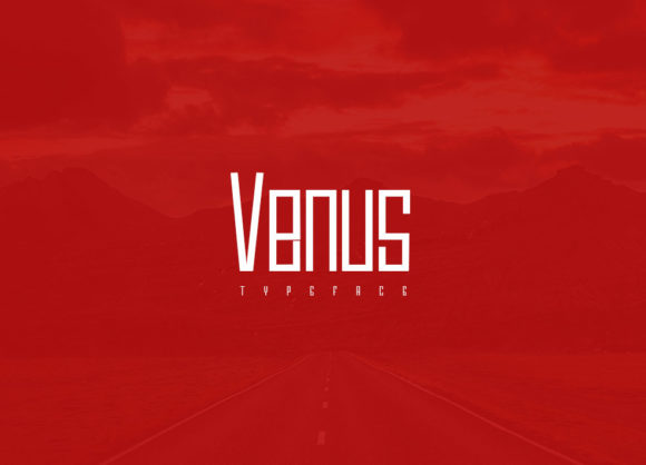 Venus: A Modern Display Font for Handmade Product Design
